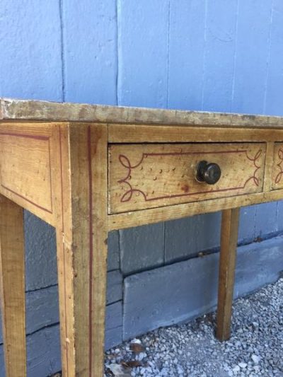 Line Painted Table (Sold)