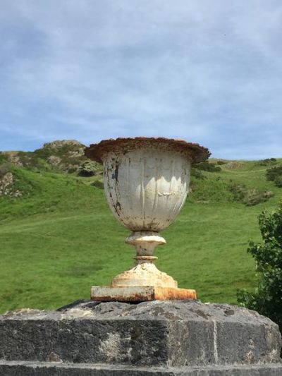 Antique Cast Iron Urn (Sold)