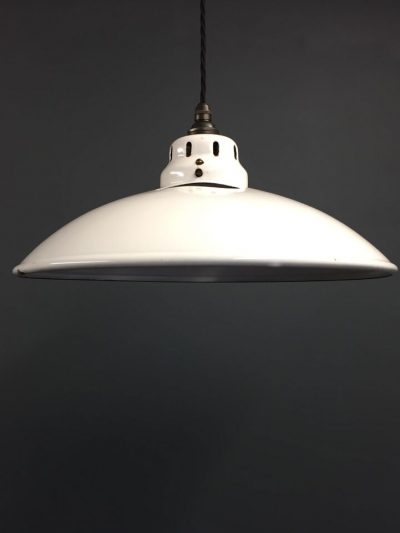 Enamel Factory Shade (Sold)