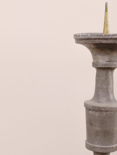 pewter pricket sticks