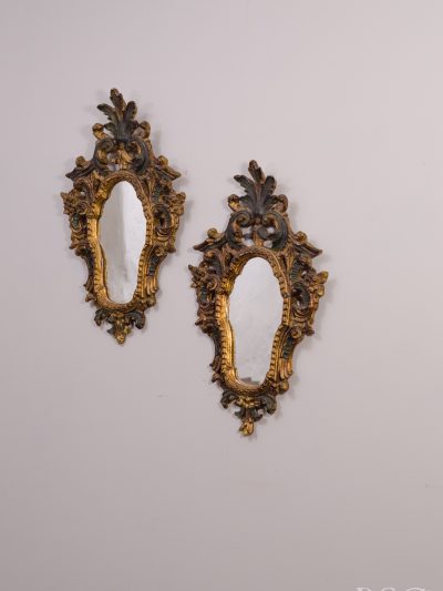 Pair of Small Venetian Mirrors