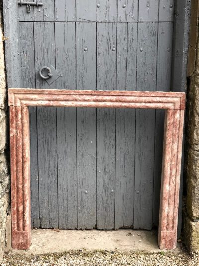 Pink Breccia Marble Fire Surround