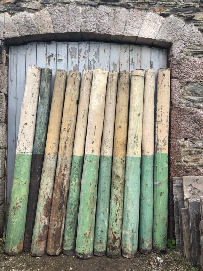 Painted Pine Columns