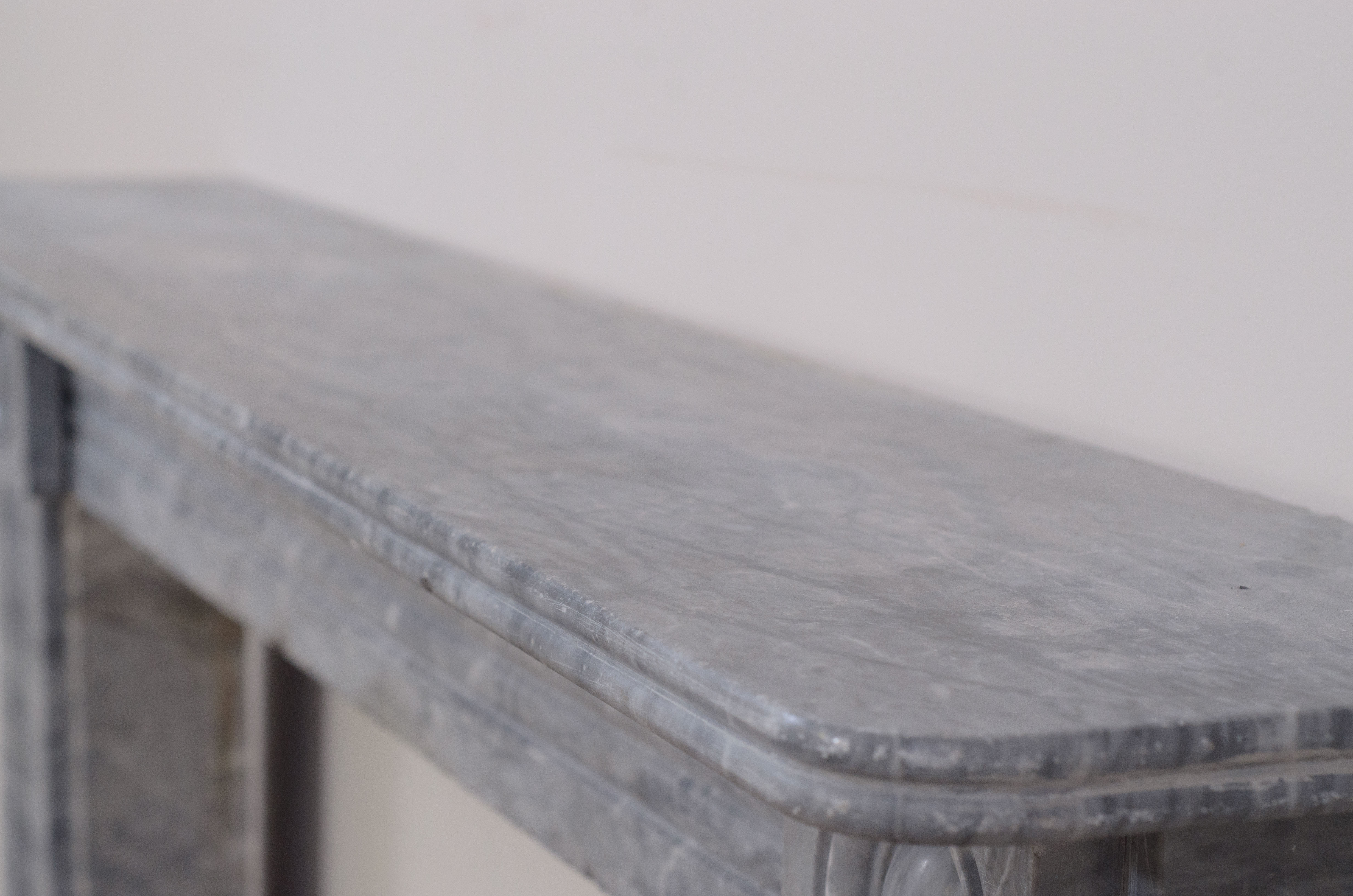 Regency Bulls Eye Grey Marble Fireplace Surround