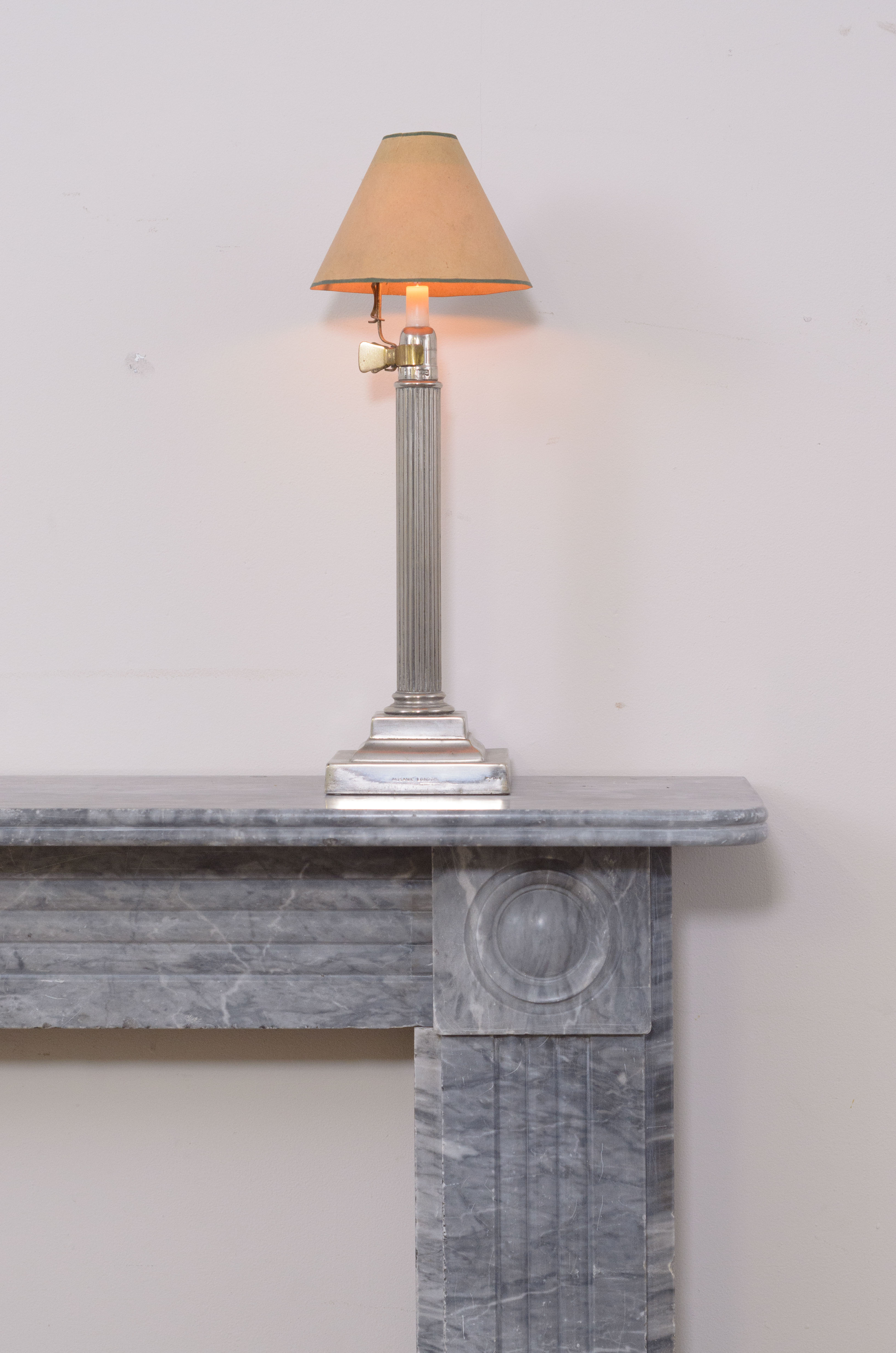 Regency Bulls Eye Grey Marble Fireplace Surround
