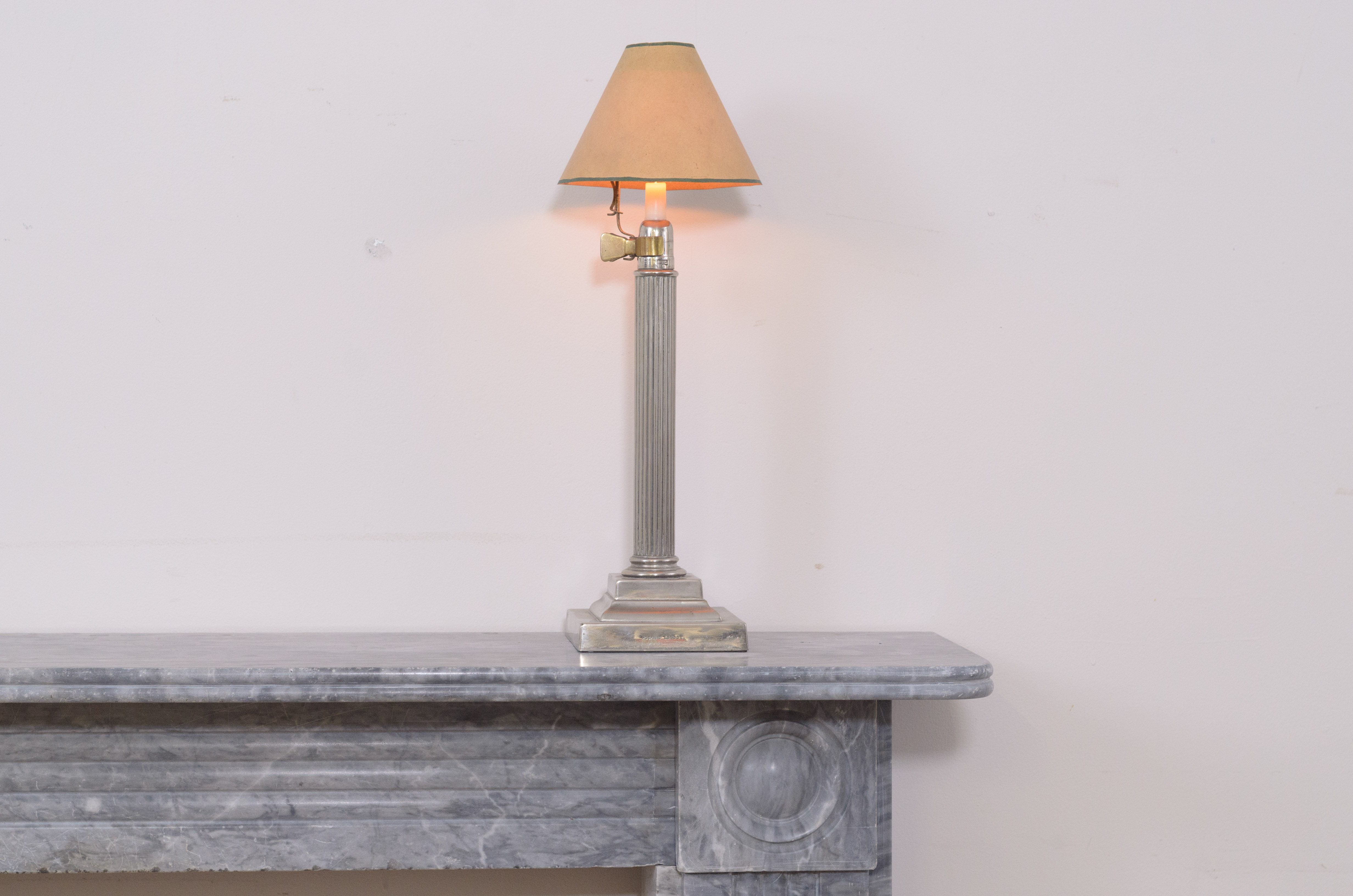 Regency Bulls Eye Grey Marble Fireplace Surround