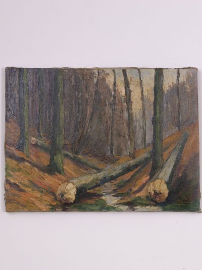 Mid Century French oil on canvas