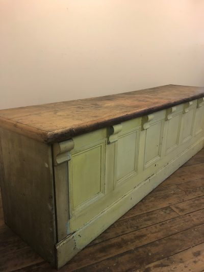 Antique 19th Century Victorian Shop Counter