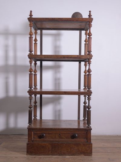 Walnut Etagere or Whatnot