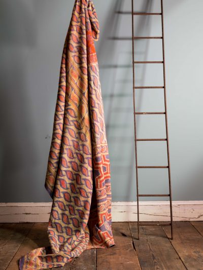 Antique Indian Kantha Throw