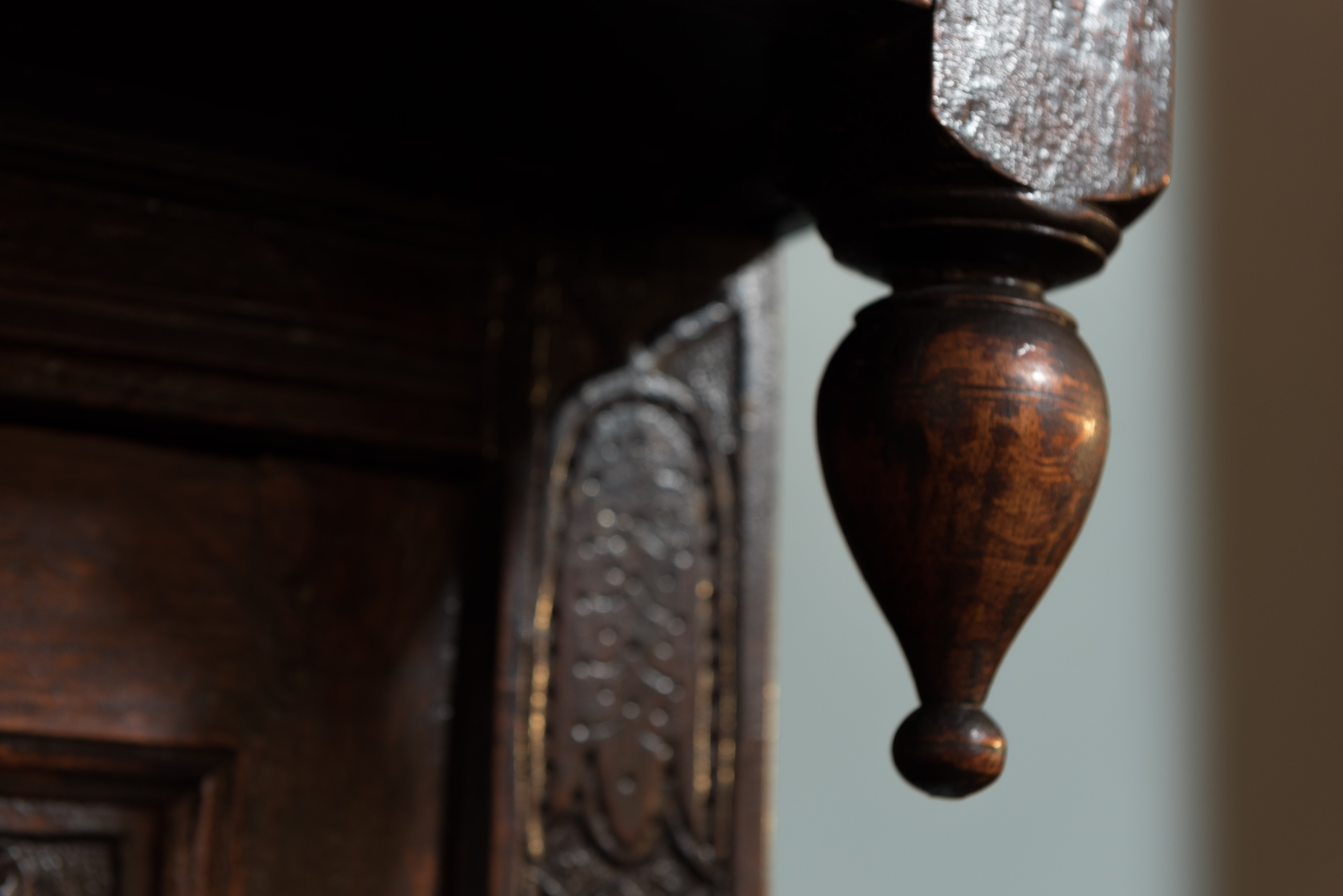 17thC Oak Press Cupboard