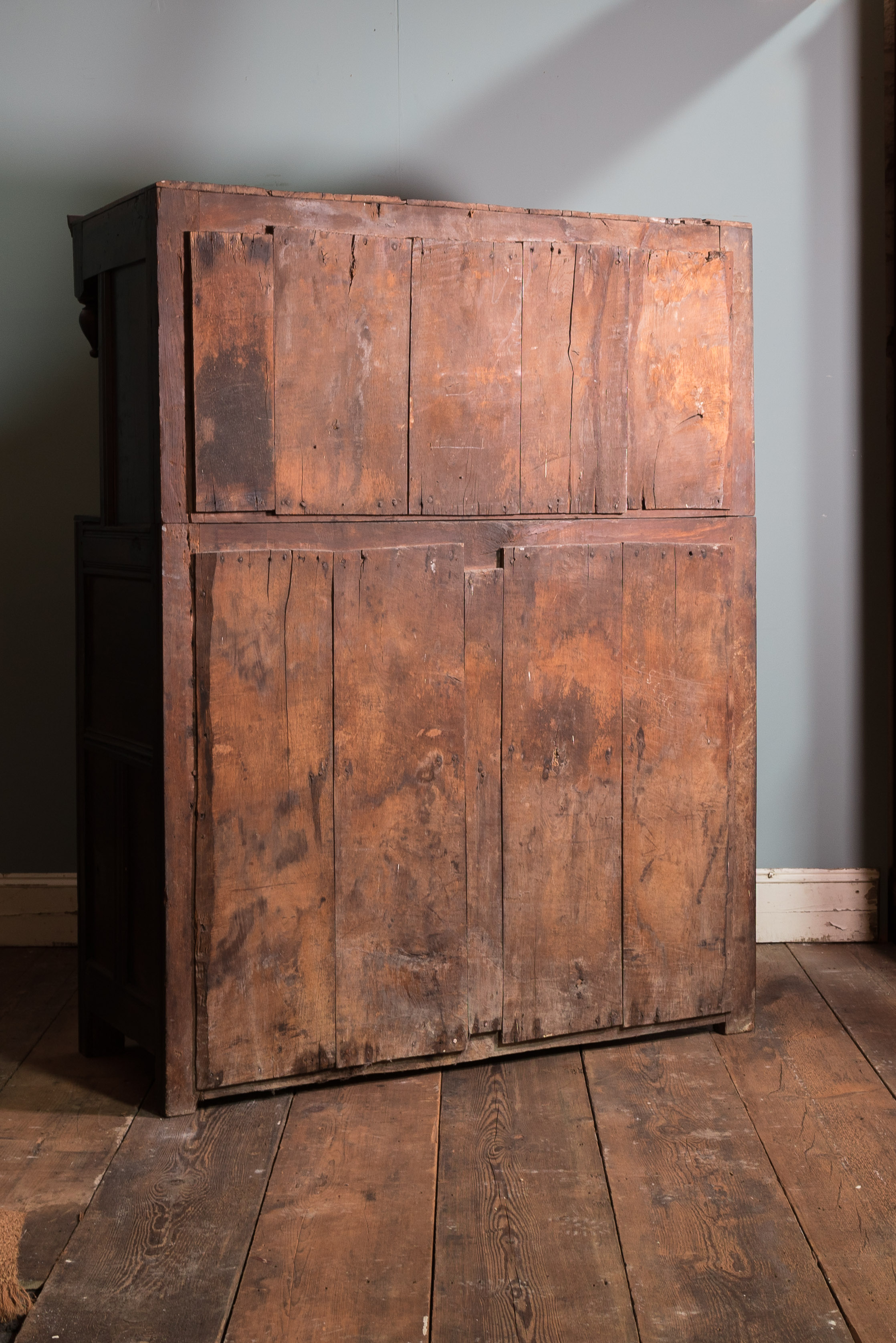 17thC Oak Press Cupboard