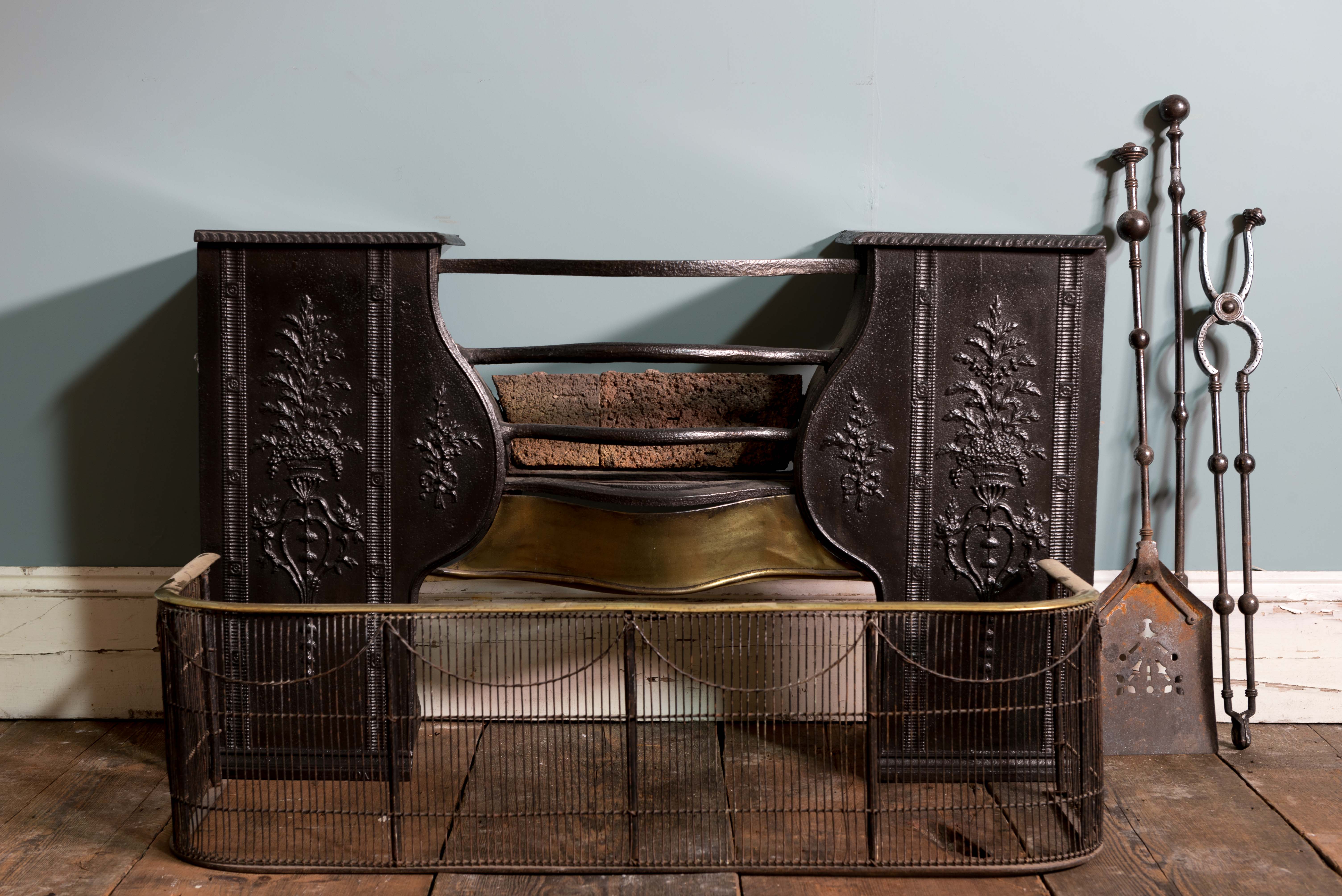 A Georgian Cast Iron Hob Grate
