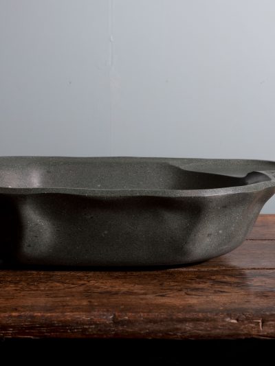 Hand Carved Lakeland Slate Sink A beautiful blue green lakeland slate carved sink.