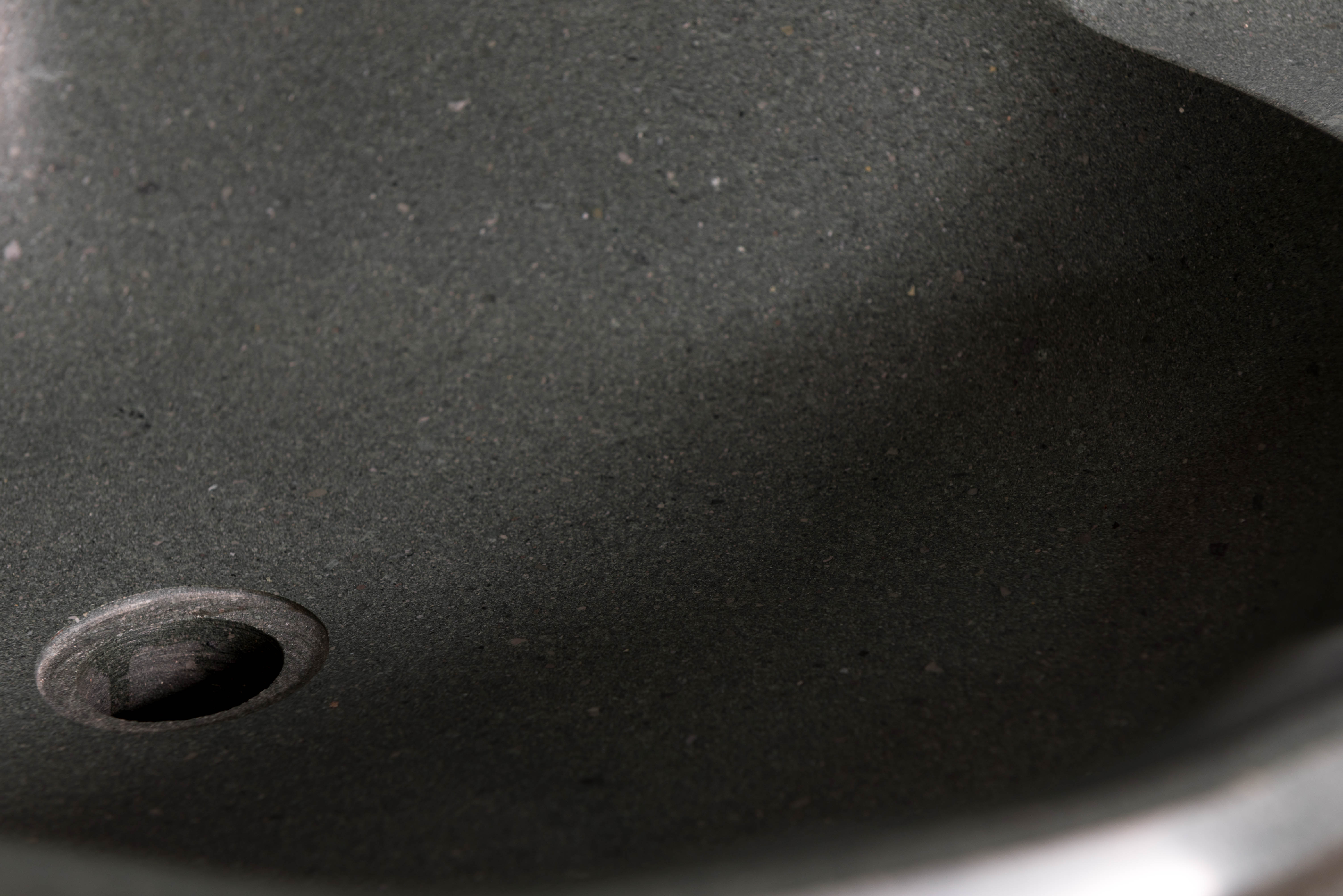 Hand Carved Lakeland Slate Sink A beautiful blue green lakeland slate carved sink.