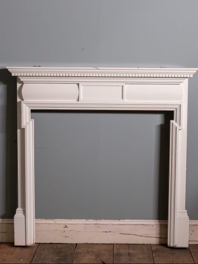 Painted Pine Fireplace Surround