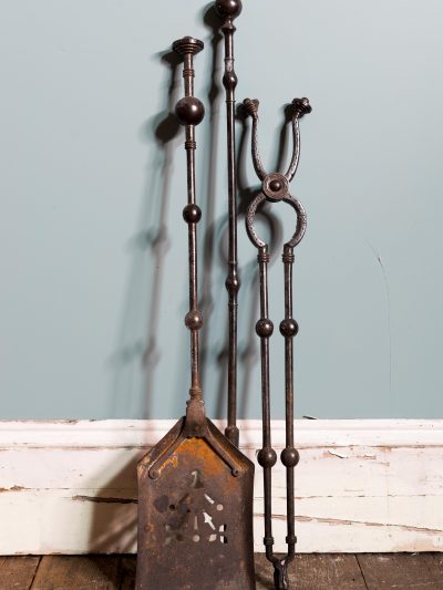 Antique Steel Fire Tools