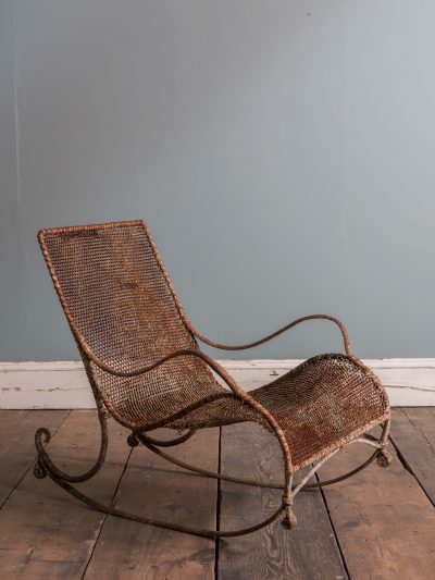 Wrought Iron Garden Rocking Chair