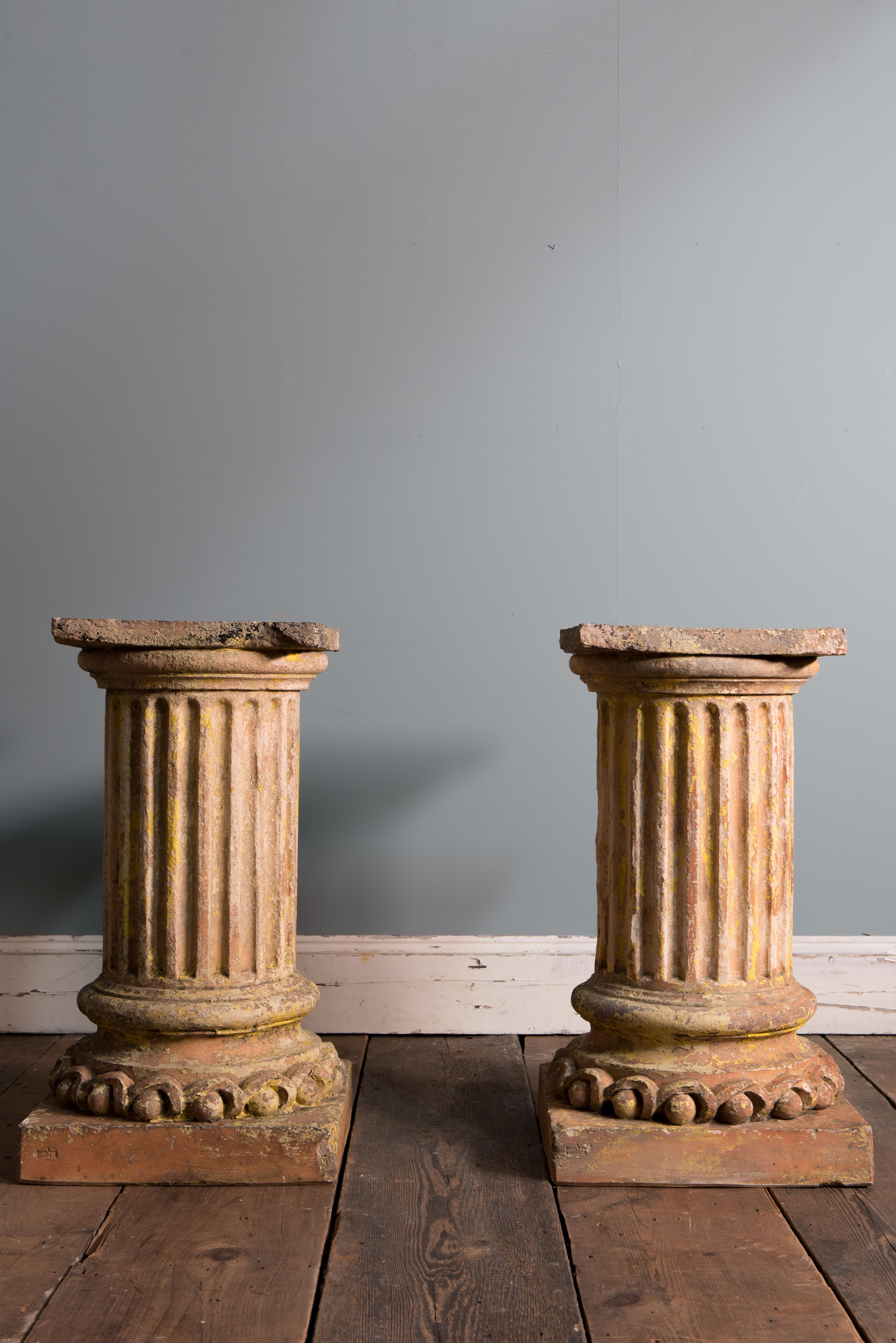 Doulton Terracotta Pedestal Columns (Sold) - Image 2