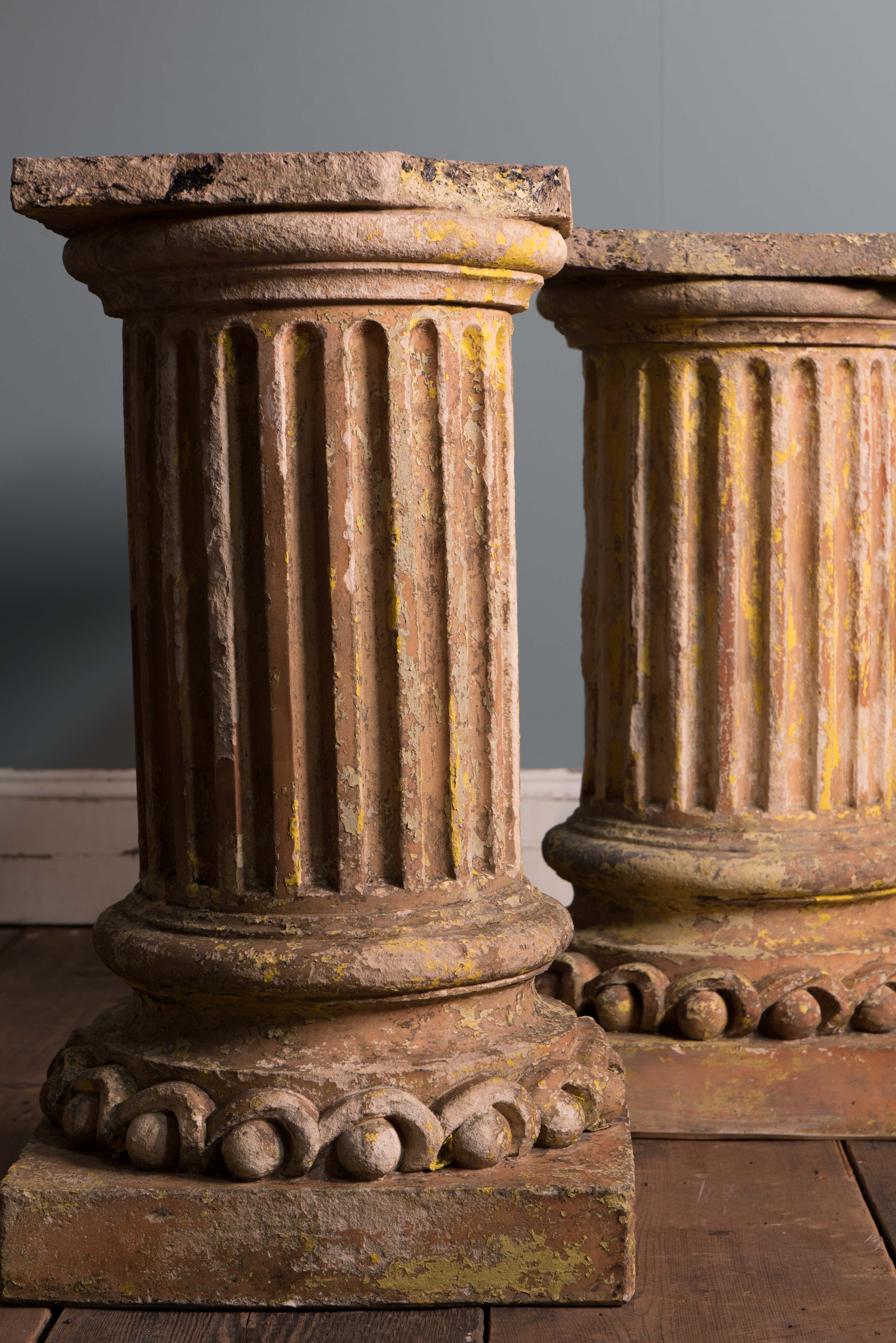 Doulton Lambeth Terracotta Pedestal Columns