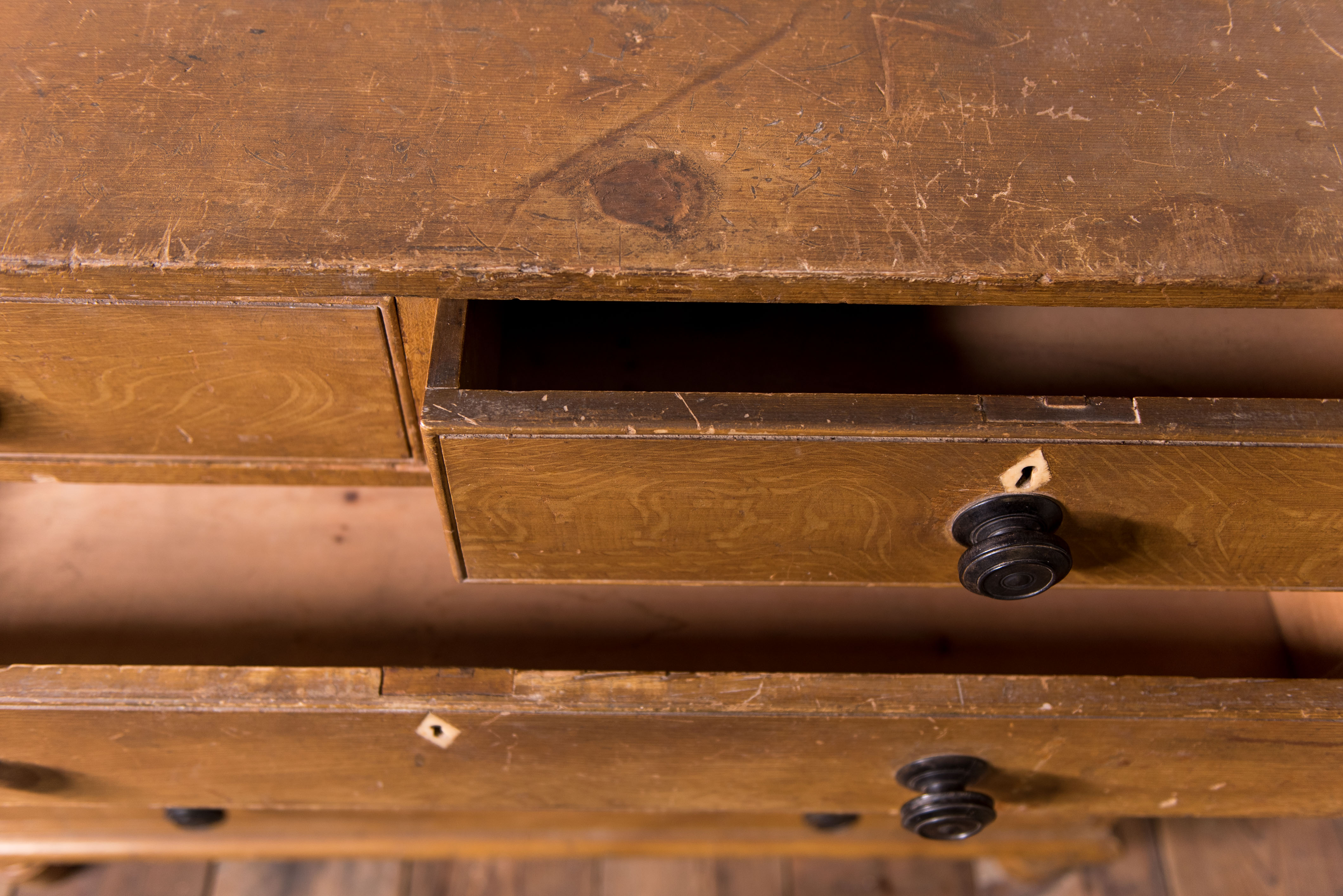 Scumbled Pin Scumbled Pine Chest of Drawers (Sold) - Repton & Co