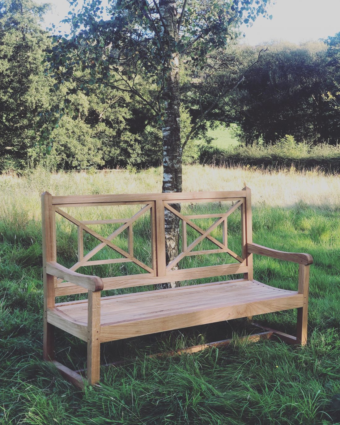 Repton Pagoda Oak Bench