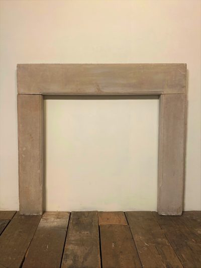 An attractive, simple 18thC portland stone fire surround.