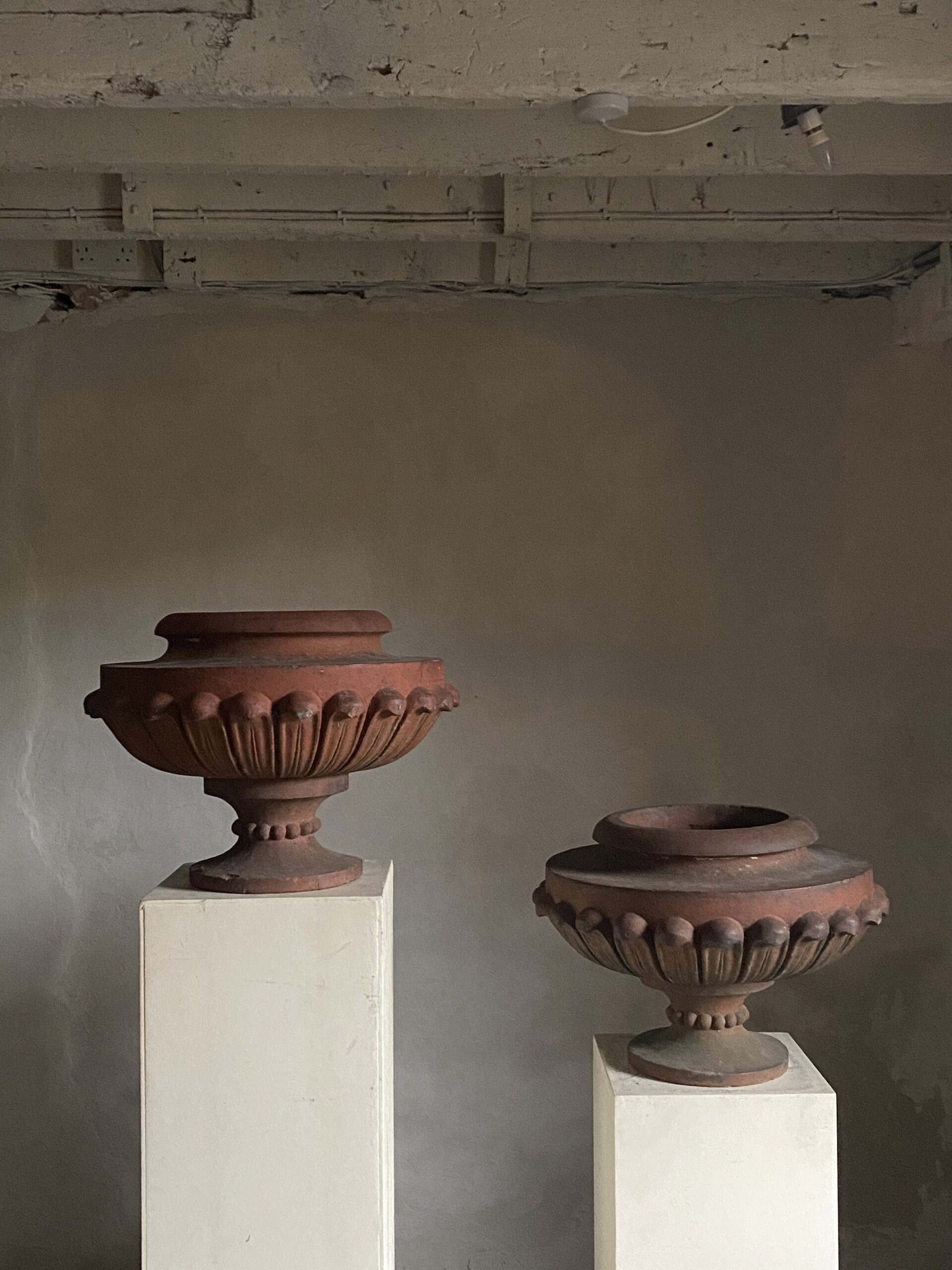 Terracotta Tazza Urns (Sold) - Image 5