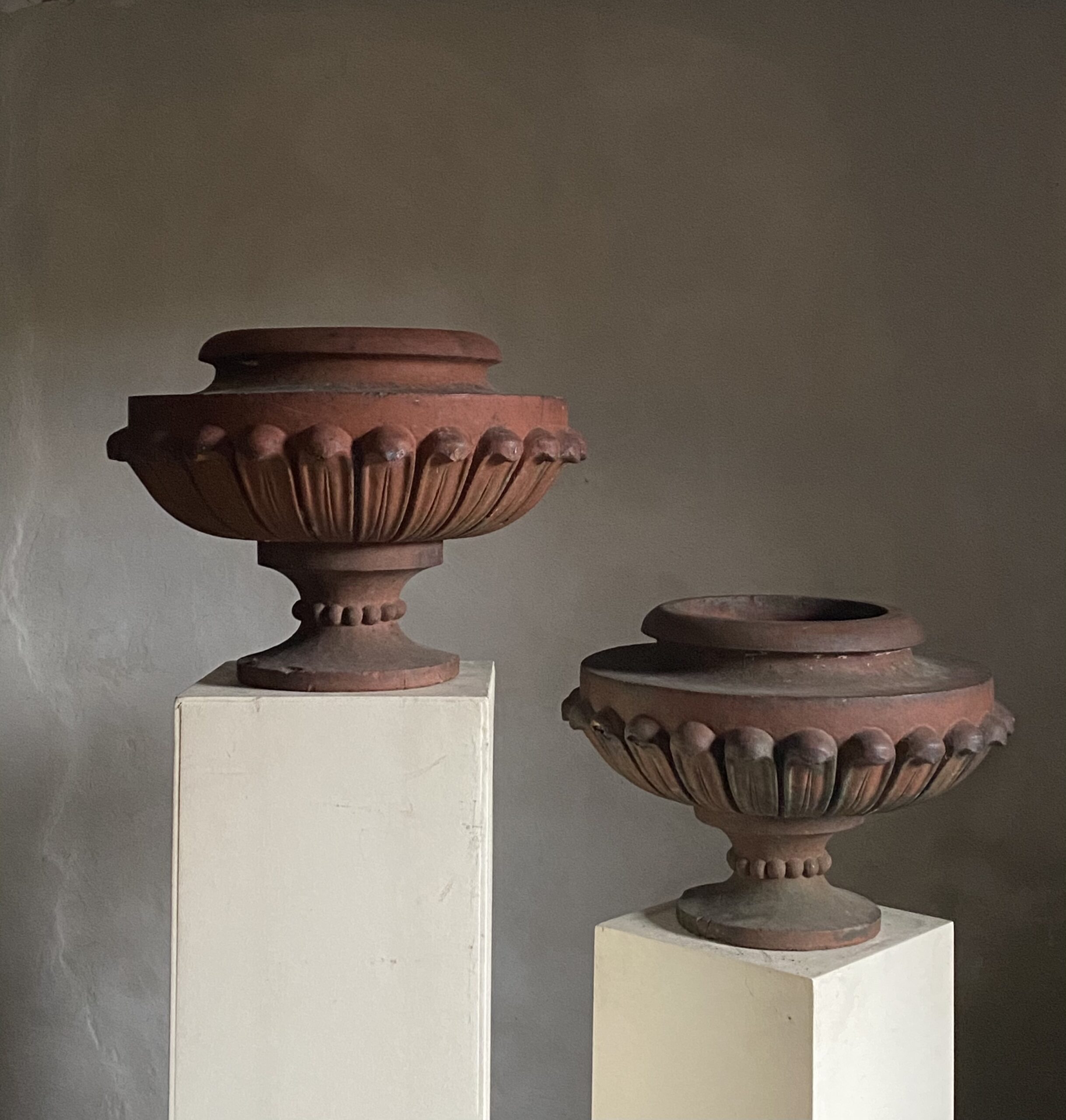 Terracotta Tazza Urns