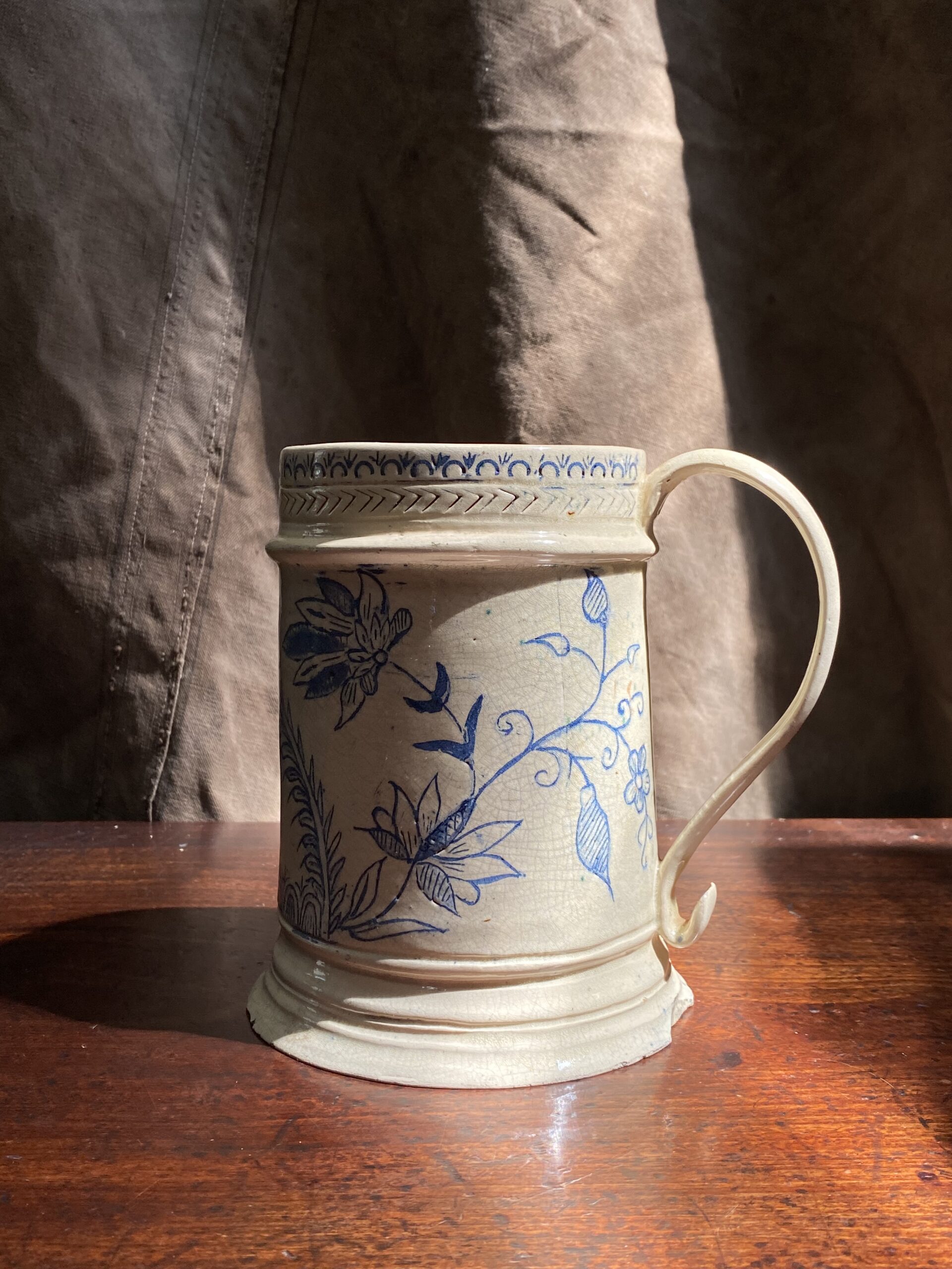 18thC English Earthenware Quart Mug (Sold) - Image 3