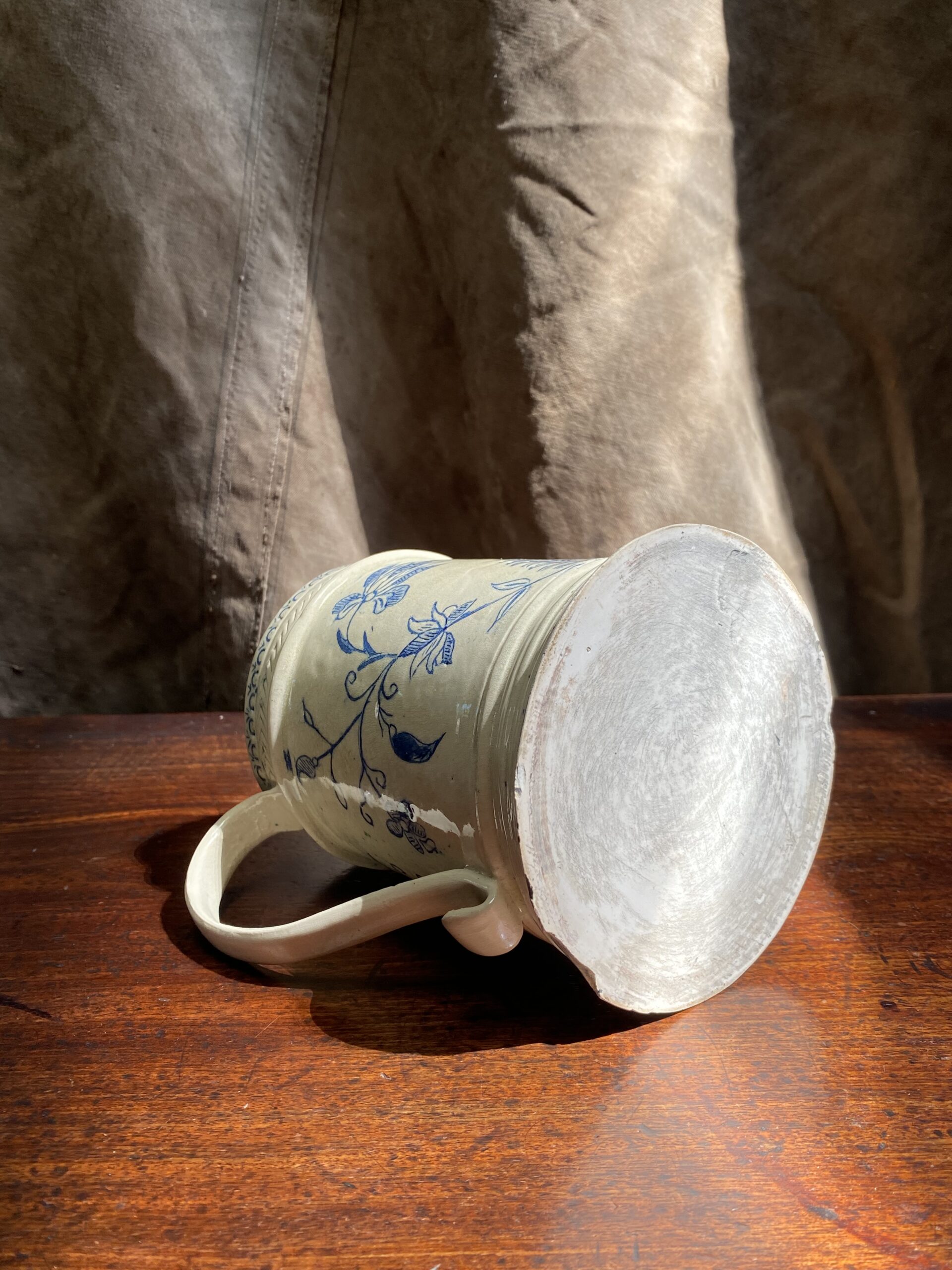 18thC English Earthenware Quart Mug (Sold) - Image 5