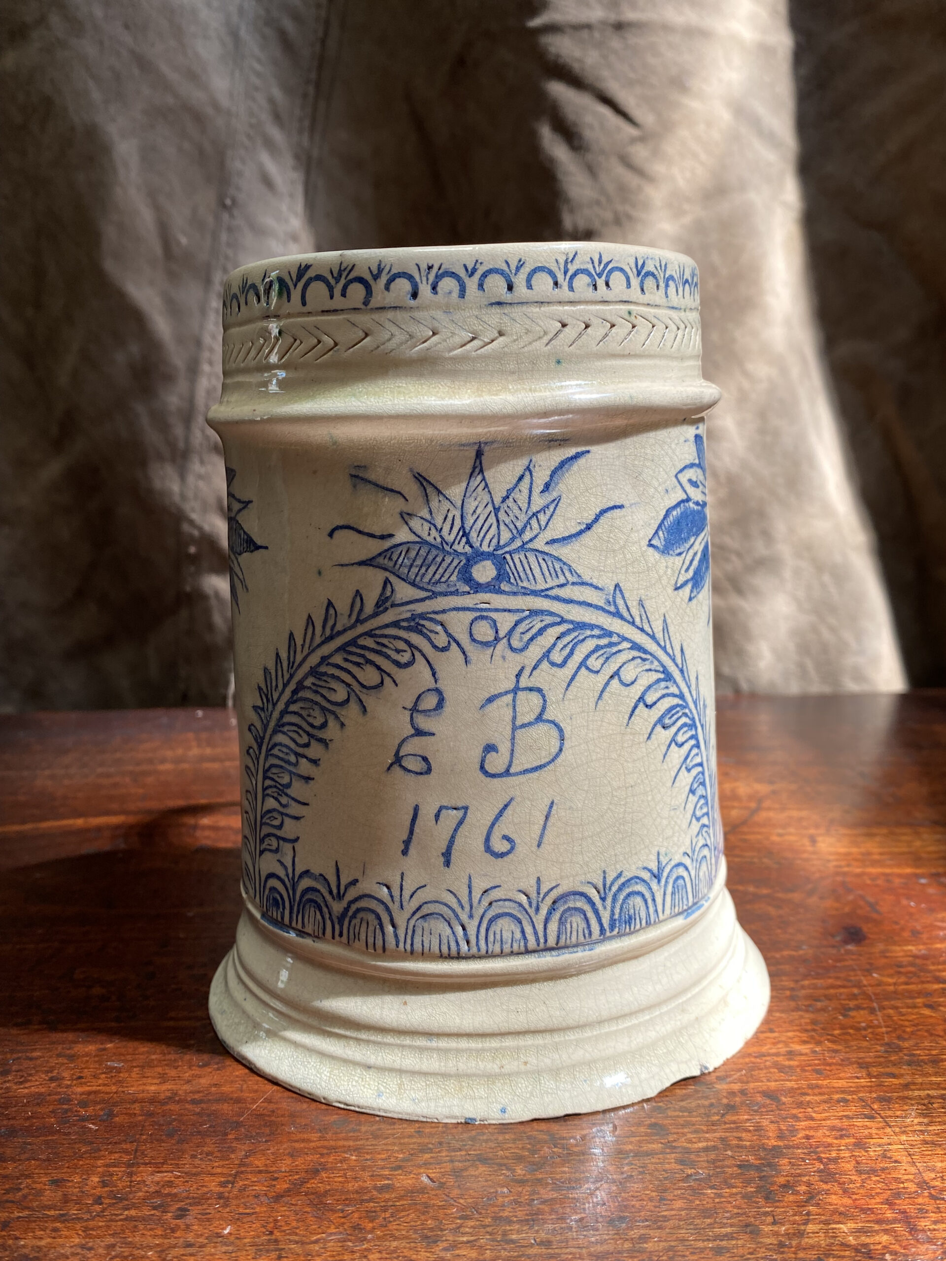 18thC English Earthenware Quart Mug (Sold) - Image 6