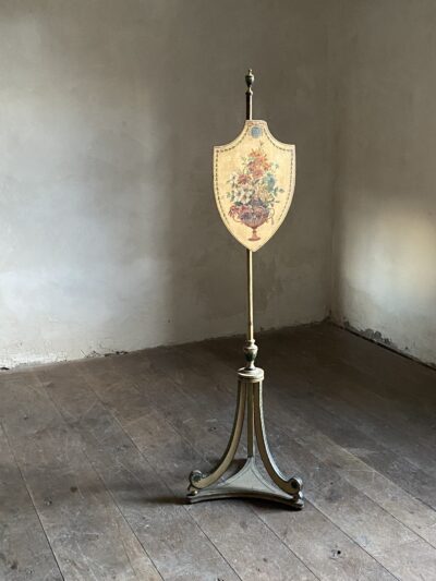 Regency Painted Pole Screen