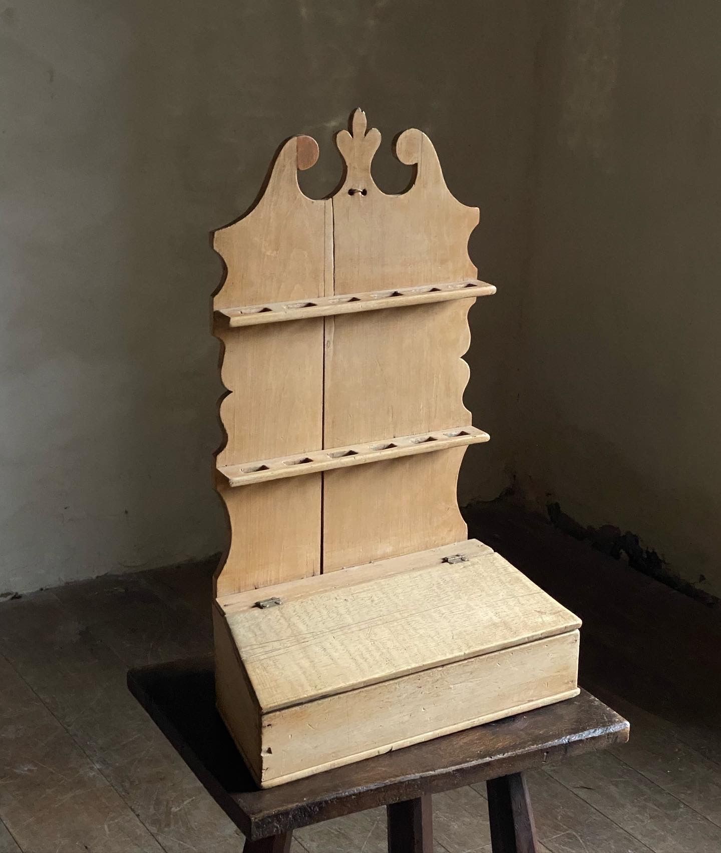 Antique pine spoon rack (Sold) - Repton & Co