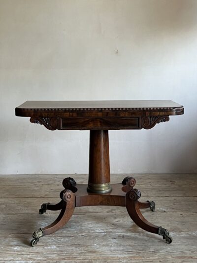 Regency Rosewood card or games table