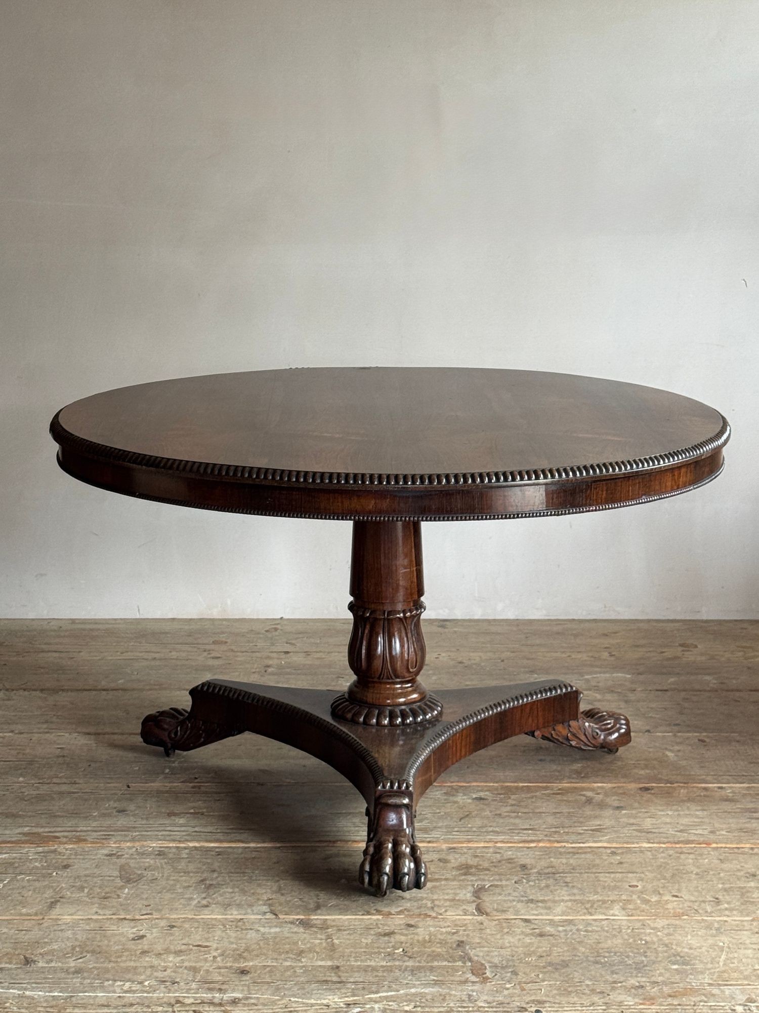 George IV rosewood breakfast table