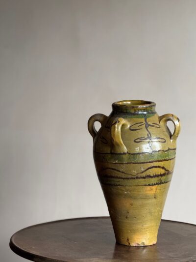 Glazed Amphora Vessel