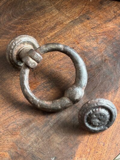 Antique Iron Ring Knocker