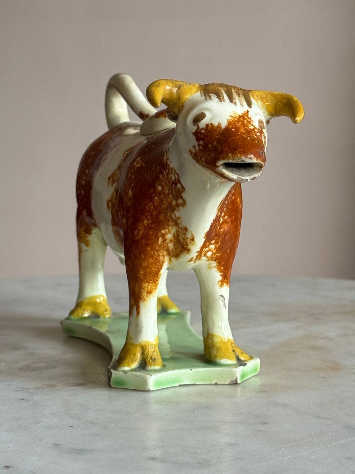 18thC Cow Creamer (Sold) - Image 8