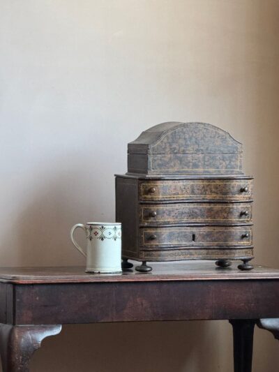 18thC Scumbled Tabletop Chest